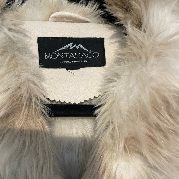 Beautiful vintage faux fur lined with suede outline. - Picture 4 of 6